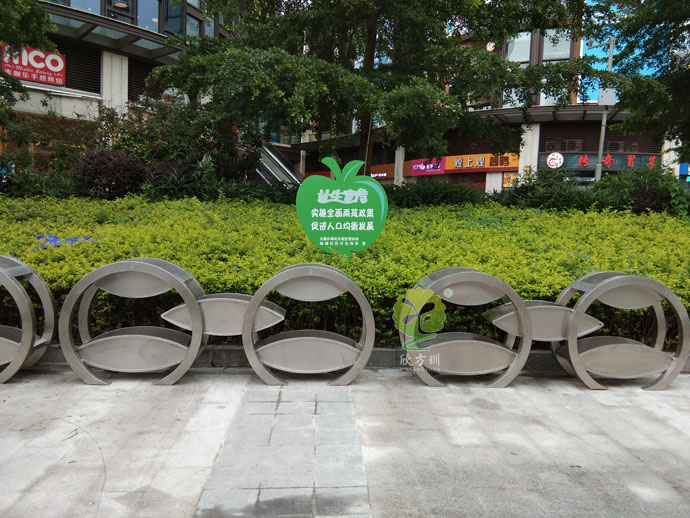 不銹鋼立體花箱城市街道戶(hù)外景觀花箱定制廠家